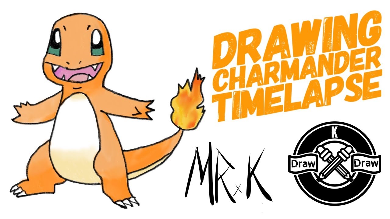 1280x720 drawing charmander timelapse