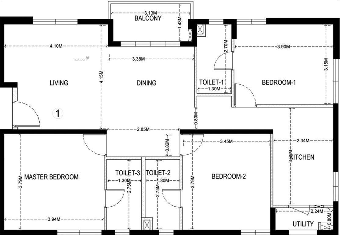 1114x770 Under Construction Independent Builder Floors For Sale In Aziz