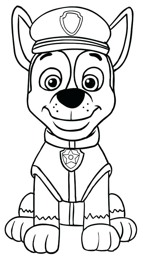 472x850 Coloring Pages Paw Patrol Coloring