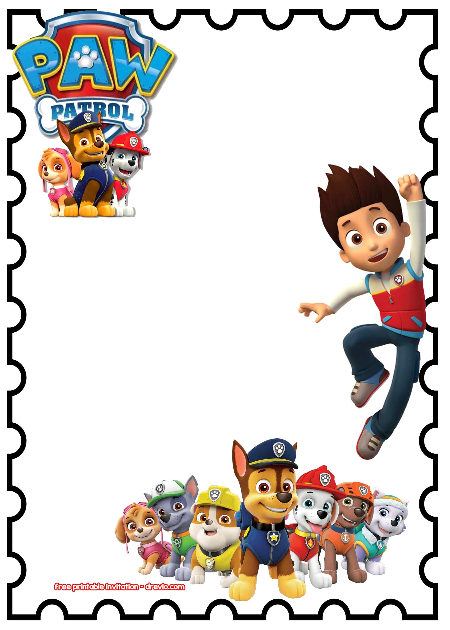 1500x2100 Paw Patrol Birthday Clipart Coloring Pages Best Of Chase Drawing