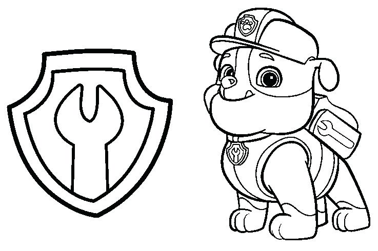 737x490 Paw Patrol Marshall Coloring