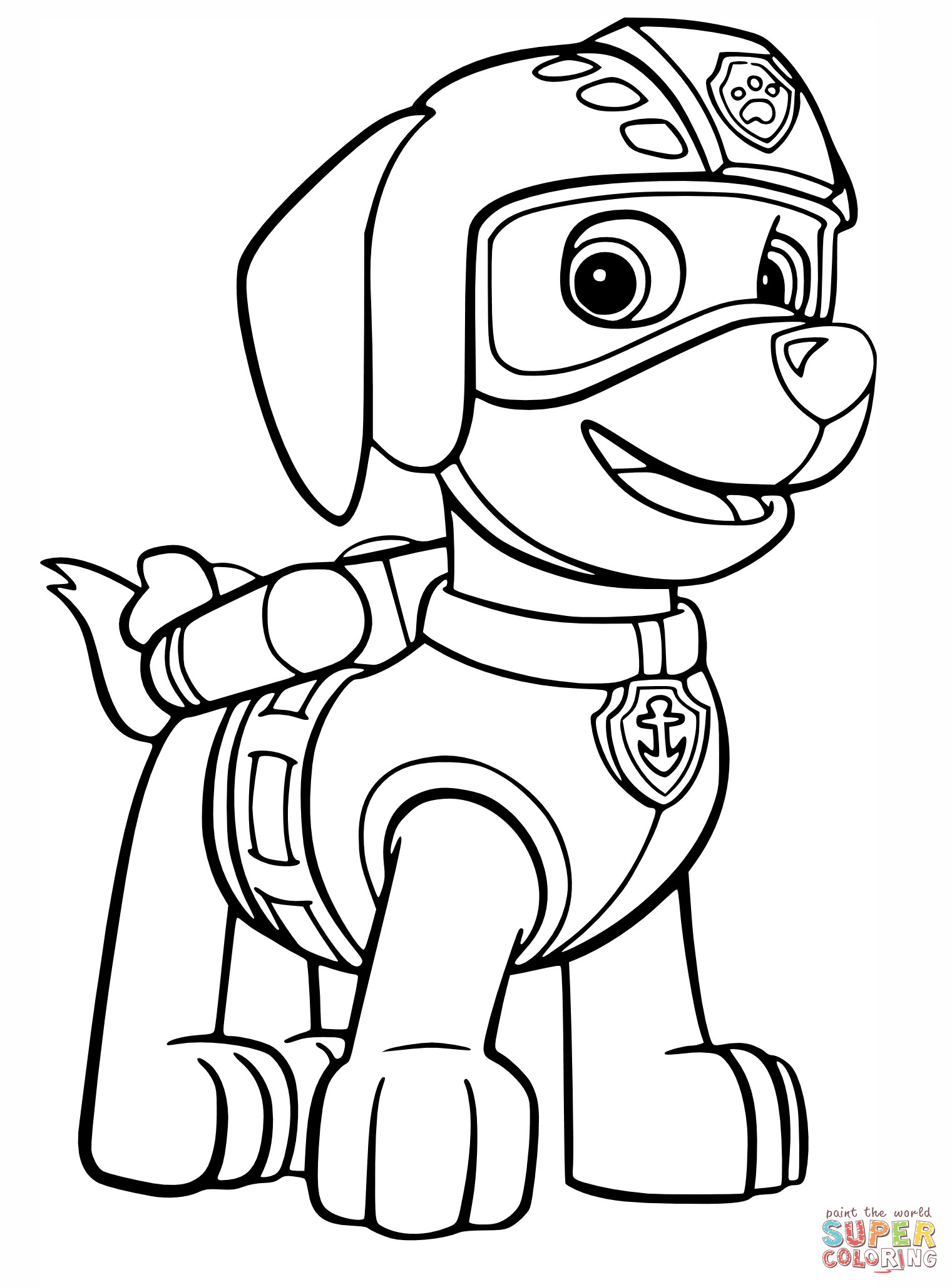 Chase Paw Patrol Drawing | Free download on ClipArtMag