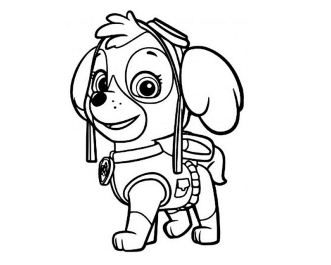 1110x890 Coloring Pages Paw Patrol Coloring Pages Jokingart Com For Kids