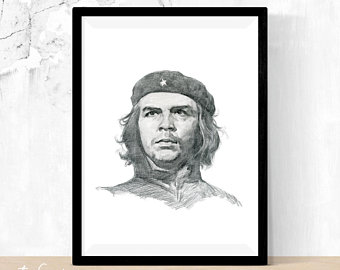 340x270 che guevara drawing etsy