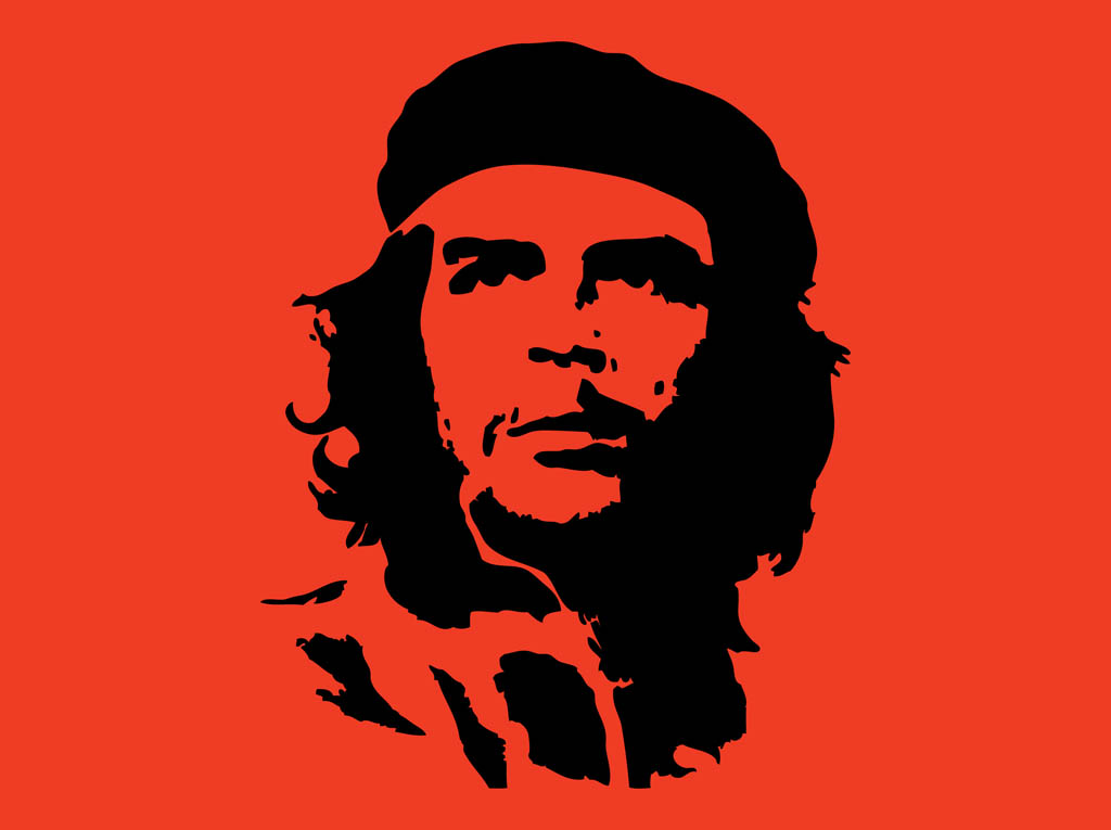 1024x765 ernesto che guevara portrait vector art graphics