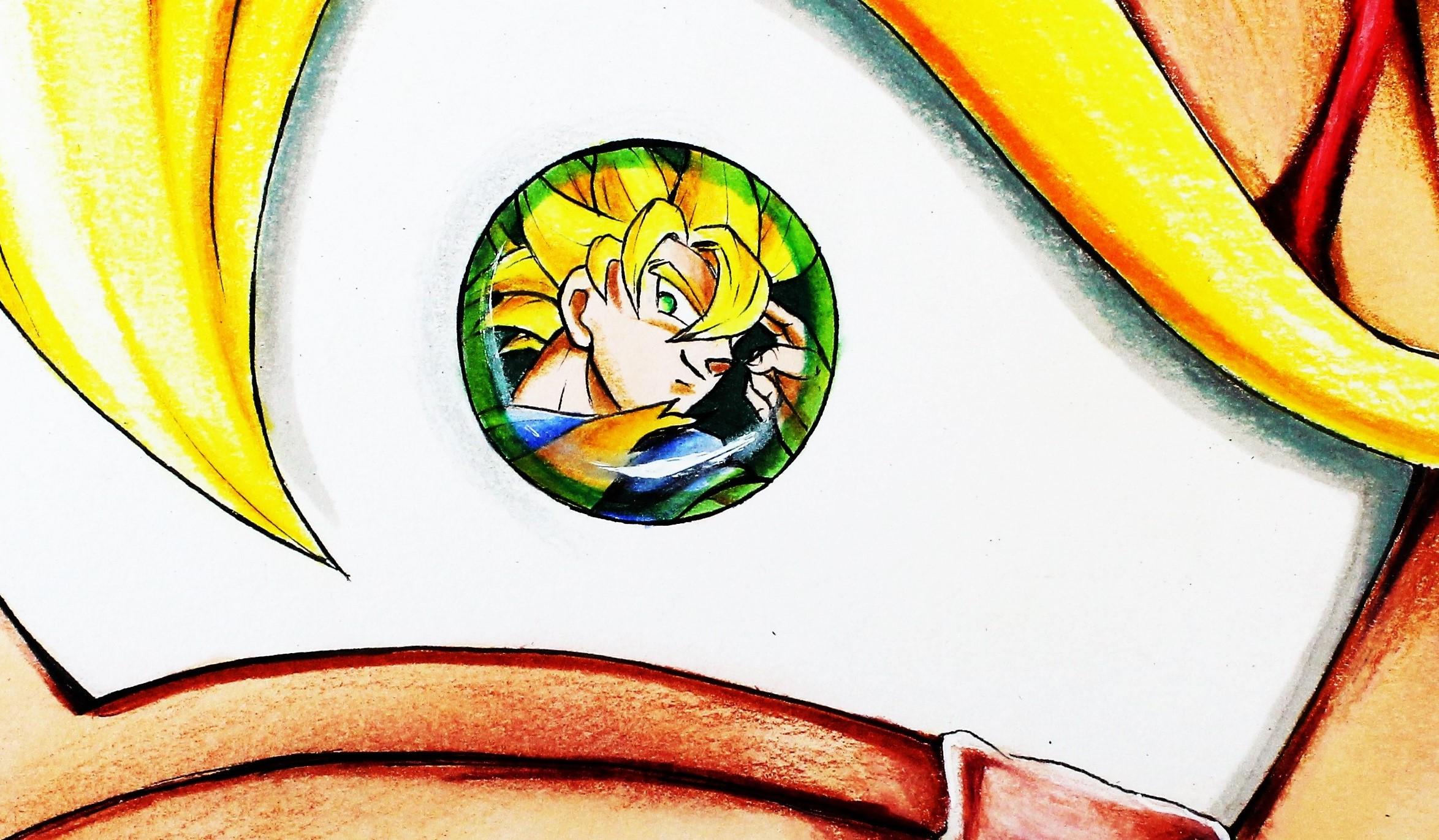2348x1371 i just draw goku into gohans eyes check out the comment