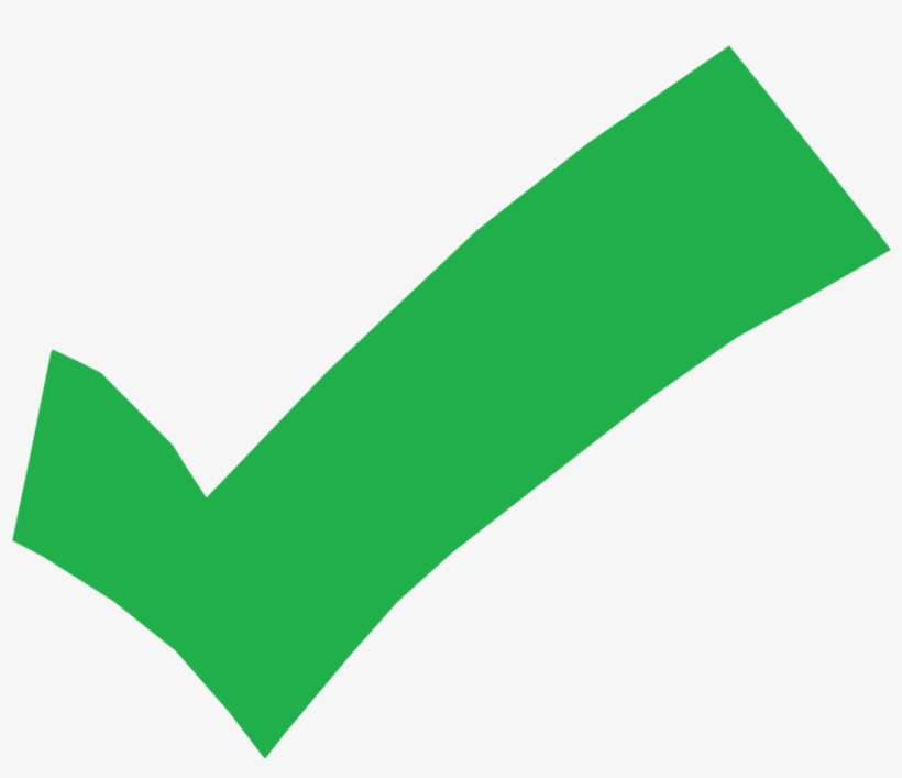 820x707 Check Mark Drawing Cross