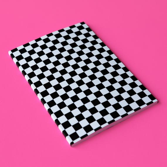 570x570 checkerboard sketchnotebook w stickers etsy