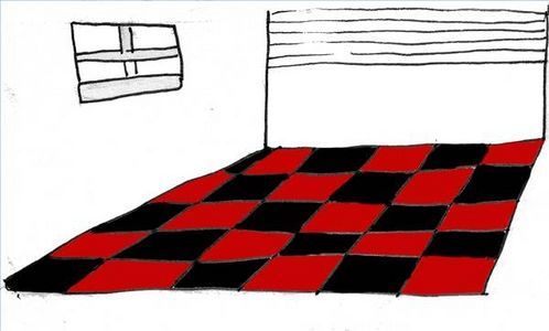 498x300 how to paint a garage floor checkerboard den concrete floors
