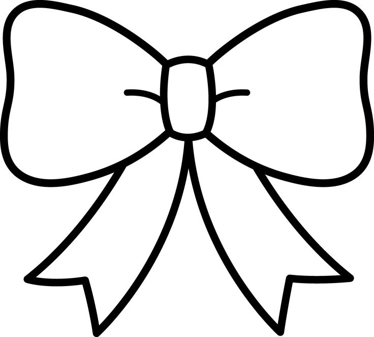 Cheer Bow Drawing | Free download on ClipArtMag