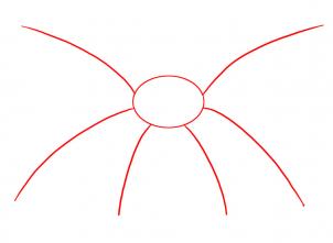 302x221 Hair Bow Sketch