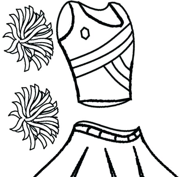 614x576 Cheerleading Coloring Pages Coloring