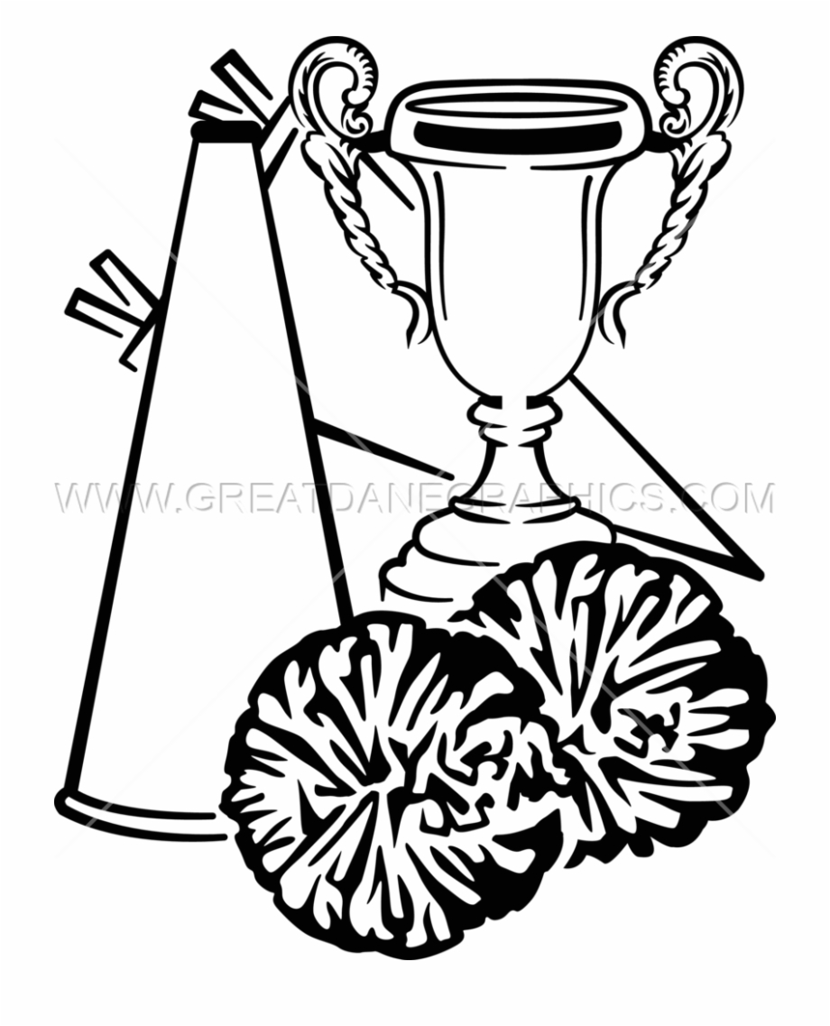 920x1137 Freeuse Cheerleading Clipart Black And White