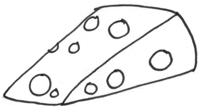 400x215 Step How To Draw Cheese With Easy Step