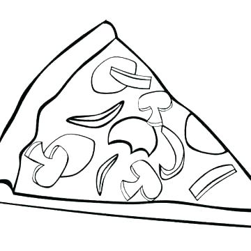 Cheese Pizza Drawing | Free download on ClipArtMag