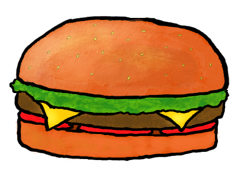 Cheeseburger Drawing