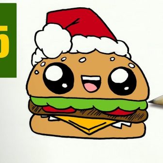 336x336 Burger Doodle Drawing Cheese Cartoon Free Big Bun Carmi Chaelinn