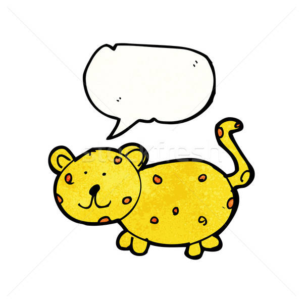 600x600 Child's Drawing Of A Cheetah Vector Illustration Lineartestpilot