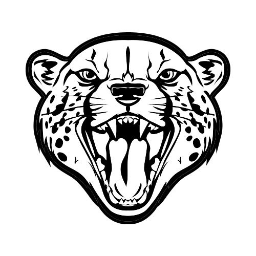 500x500 Cheetah Clip Art