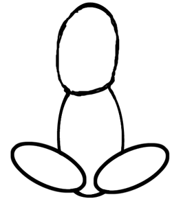 250x293 How To Draw Cartoon Cheetahs With Easy Step