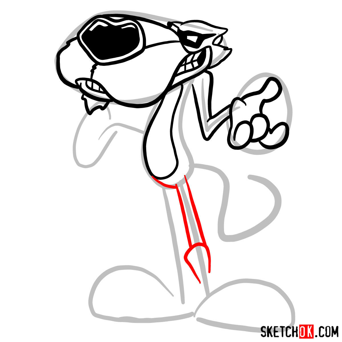 1200x1200 How To Draw Chester Cheetah