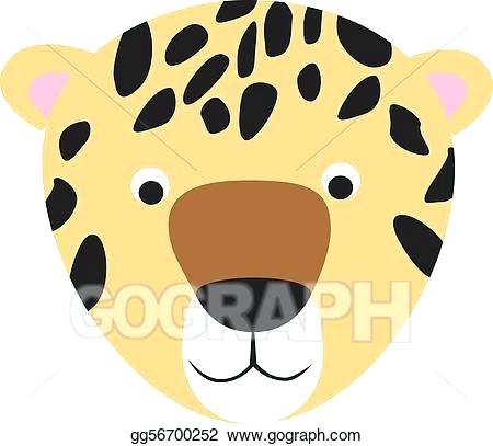 450x407 Leopard Face Drawing