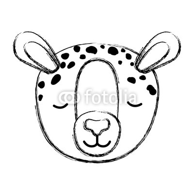 400x400 Wild Cheetah Animal Head Vector Illustration Design Buy Photos