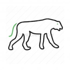 300x300 Cheetah Line Icon