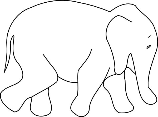 600x444 Outline Animals Printable