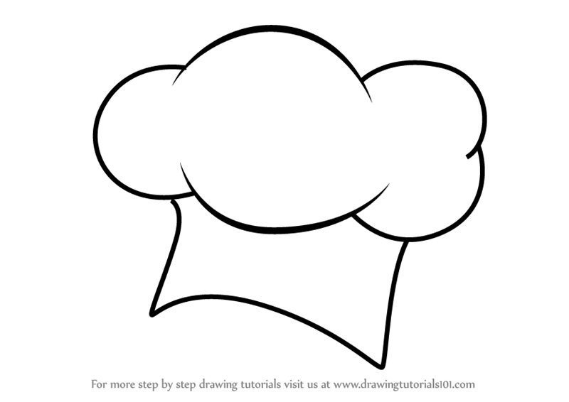 800x566 Learn How To Draw A Chef Hat