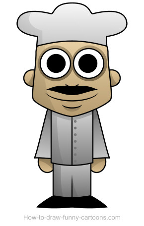 290x456 Chef Drawing