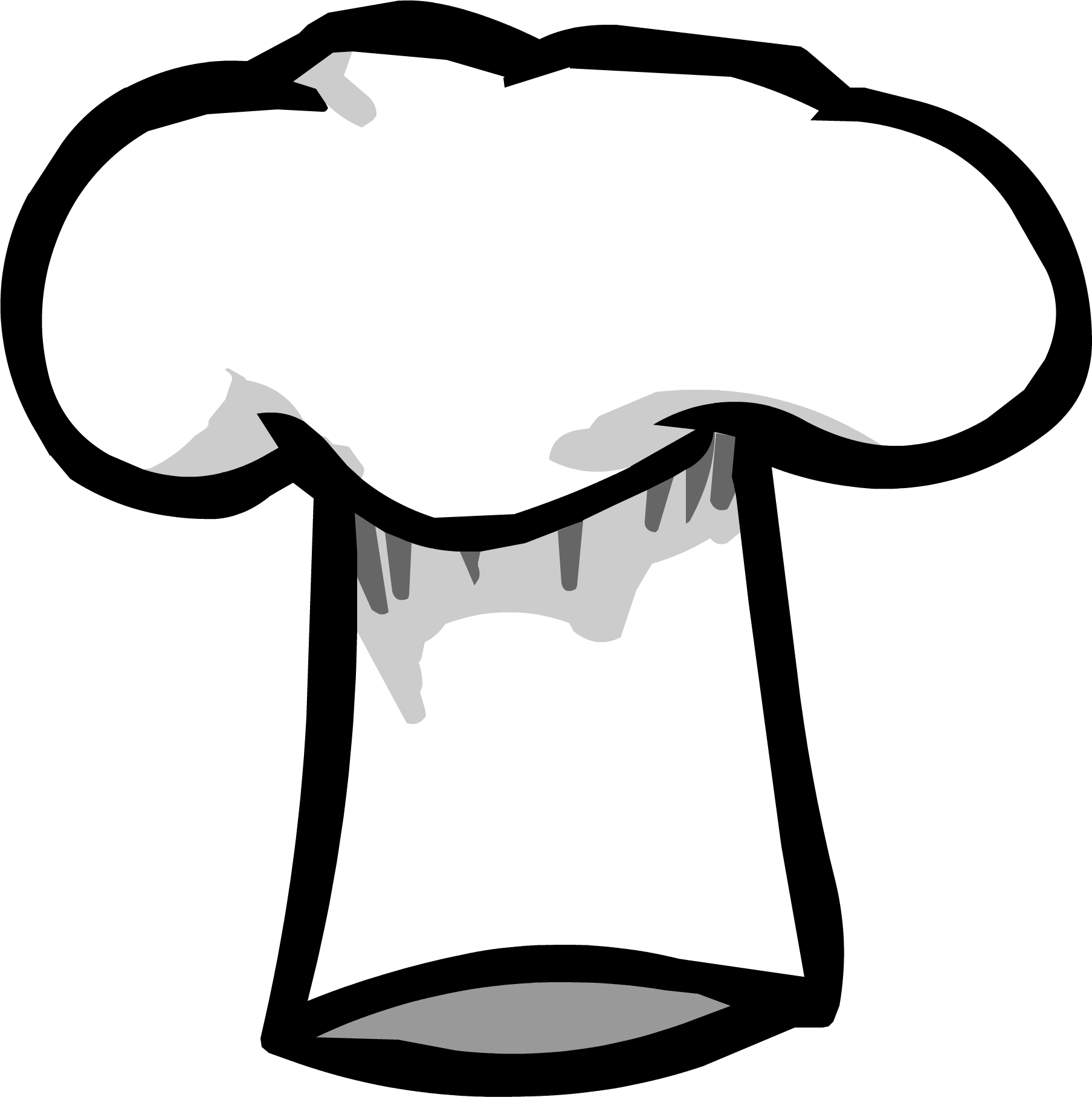 1807x1816 Apron Drawing Chef Hat Huge Freebie! Download For Powerpoint