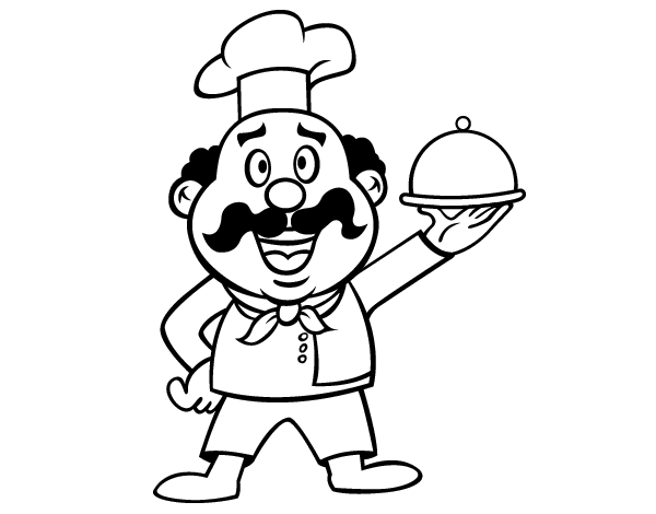 600x470 Cook Drawing Chef's Knife Huge Freebie! Download For Powerpoint