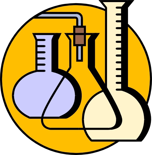 582x594 Chemical Lab Flasks Clip Art Free Vector In Open Office Drawing