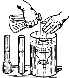 264x298 Chemistry Experiment Clip Art