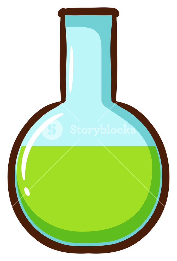 678x1000 A Drawing Of A Chemical In A Container On A White Background
