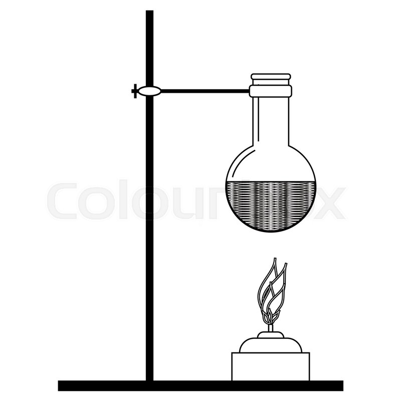 800x800 Chemical Engineering Laboratory Stock Vector Colourbox
