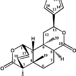 257x257 Chemical Structure Of Columbin Download Scientific Diagram