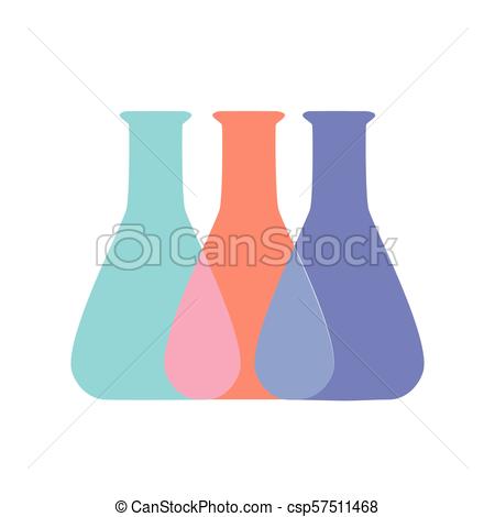 450x470 Vector Illustration Of Chemical Lab Test Tube Icon Micro Clip