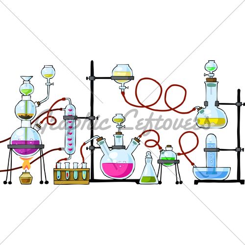 Chemistry Lab Drawing Free download on ClipArtMag