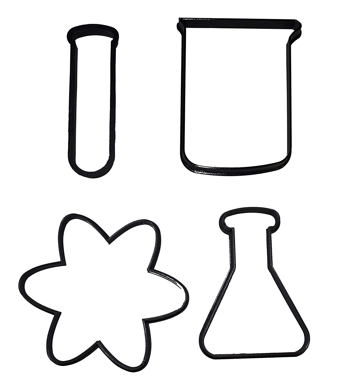 1353x1500 Chemistry Lab Equipment Set Of Beaker Flask Vial