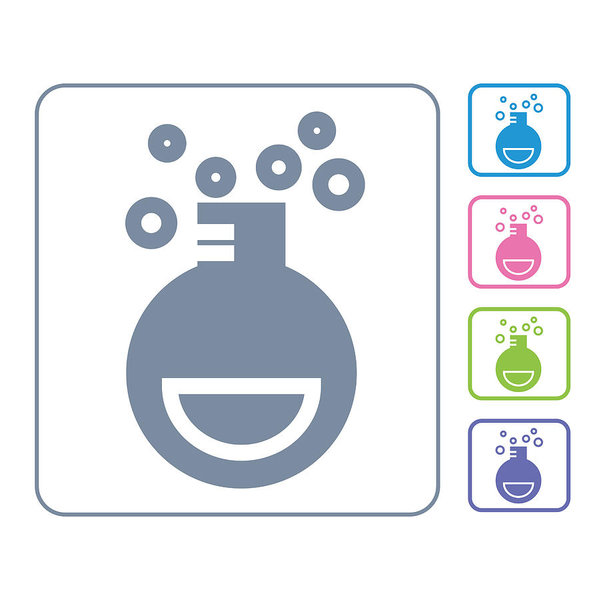 599x600 Chemistry Lab,experiments Vector Line Icon, Sign, Illustration Art