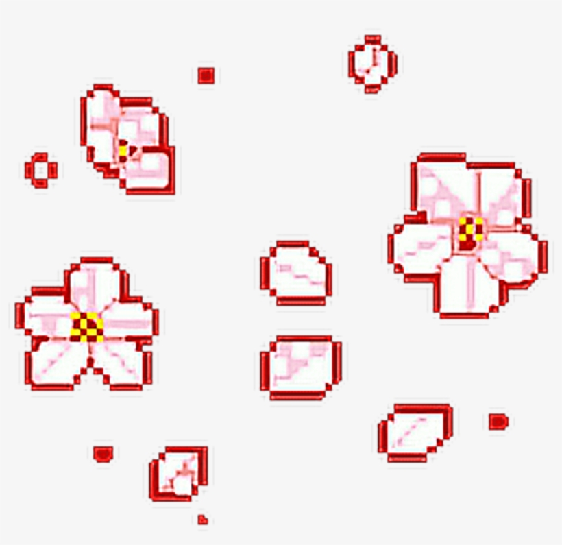 820x795 Flower Pink Pixel Tumblr Fundo Tumblrgirl