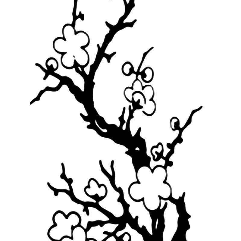 800x800 Cherry Blossom Flower Vinyl Sticker