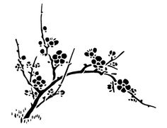 236x181 Cherry Blossom Clipart Black And White