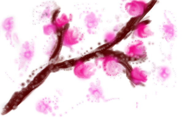 600x400 cherry blossom tree a plants speedpaint drawing