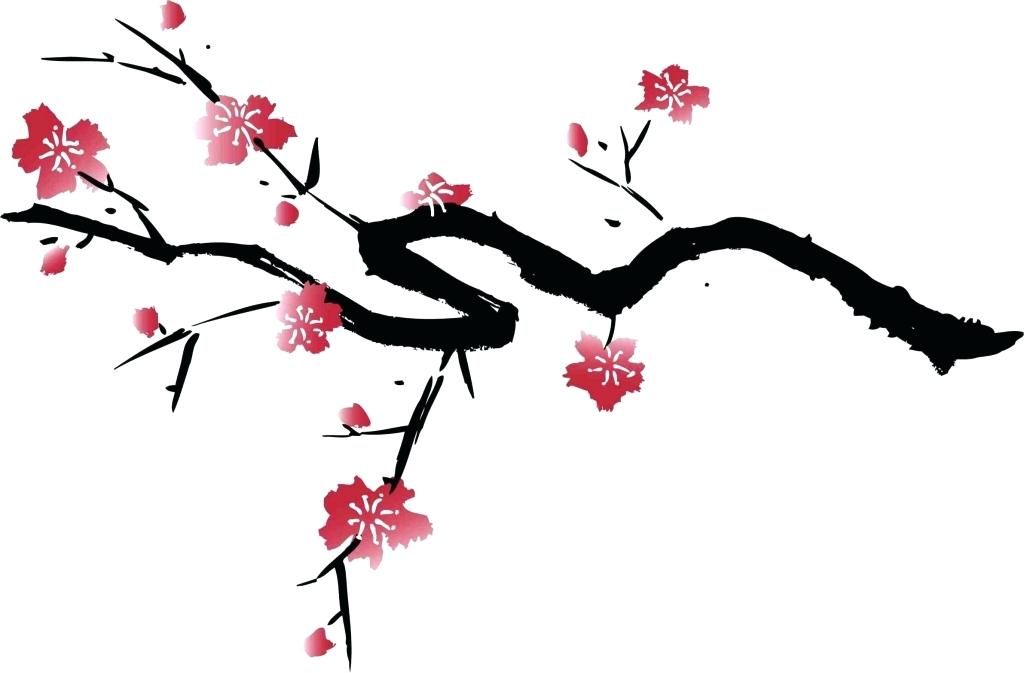 Cherry Blossom Tree Drawing | Free download on ClipArtMag