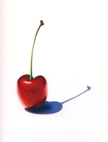 375x493 The Red Cherry Drawing