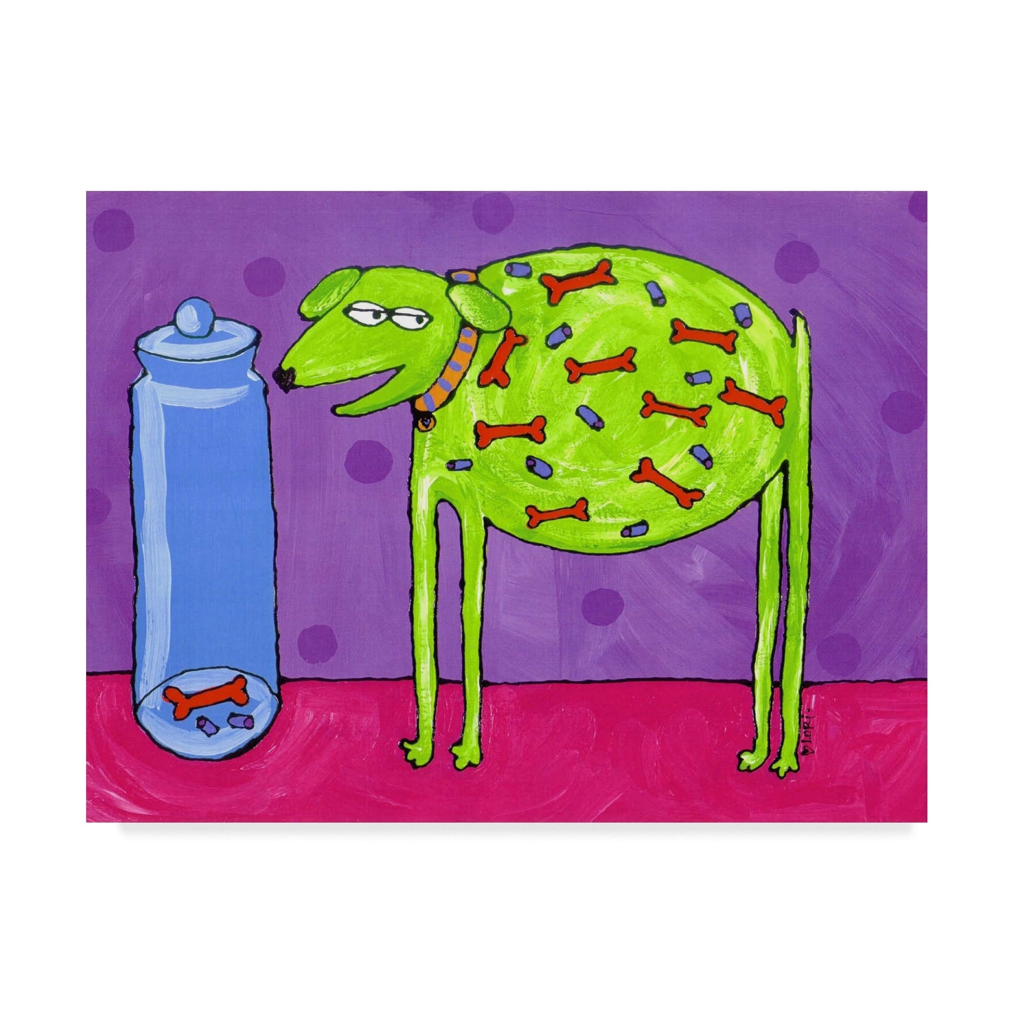 2000x2000 Shop Cherry Pie Studios 'dog Treats' Canvas Art