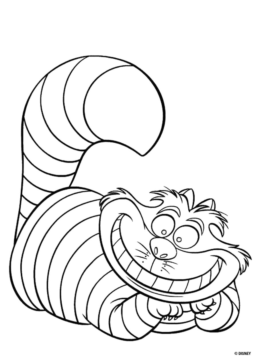 900x1261 Cheshire Cat Coloring Pages Download Clipart Alice